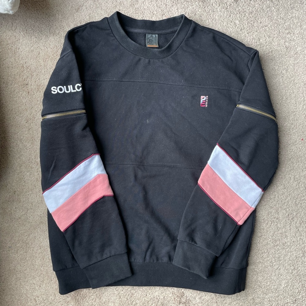 Pe Nation Zip Sleeve Sweatshirt